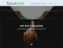 Tablet Screenshot of focuswise.com